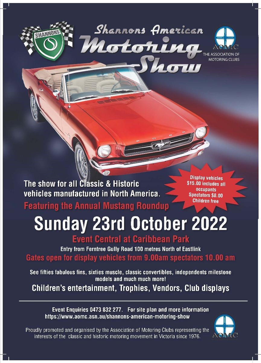 Events Calendar Bass Coast Historical Automobile Club